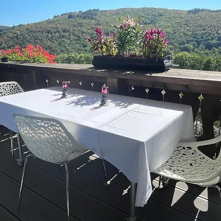 아파트 Weiser Hirsch Im Burgblick 바일로드
